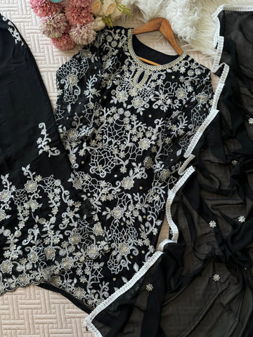 Georgette Party-wear Suit