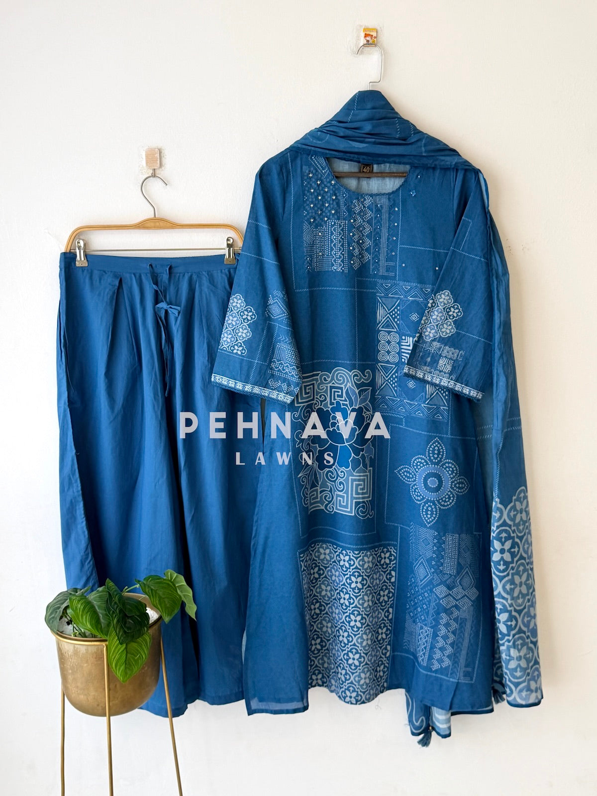 Cotton Printed Three Piece Set-1103 - Pehnava Lawns