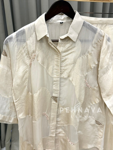 Indo-Western Tissue Party wear Suit 1414