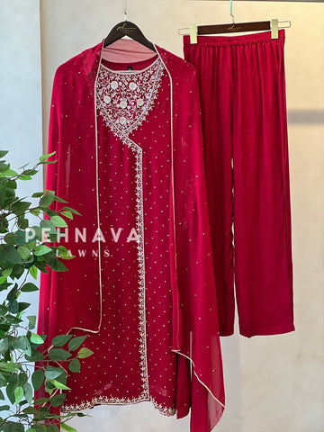 Teenagers Handworked Three Piece Suit Set