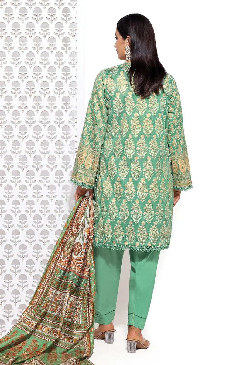 Khaadi Unstitched embroidered Lawn suit-7933