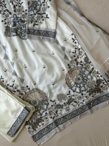 Embroidered Suit Set