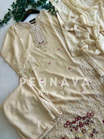 Premium Agha Noor’s Chiffon Suit-1626