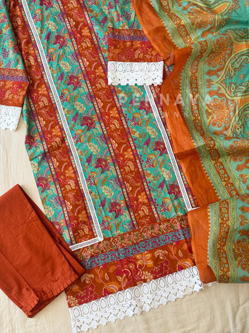 Cotton Printed Suit Set-1310
