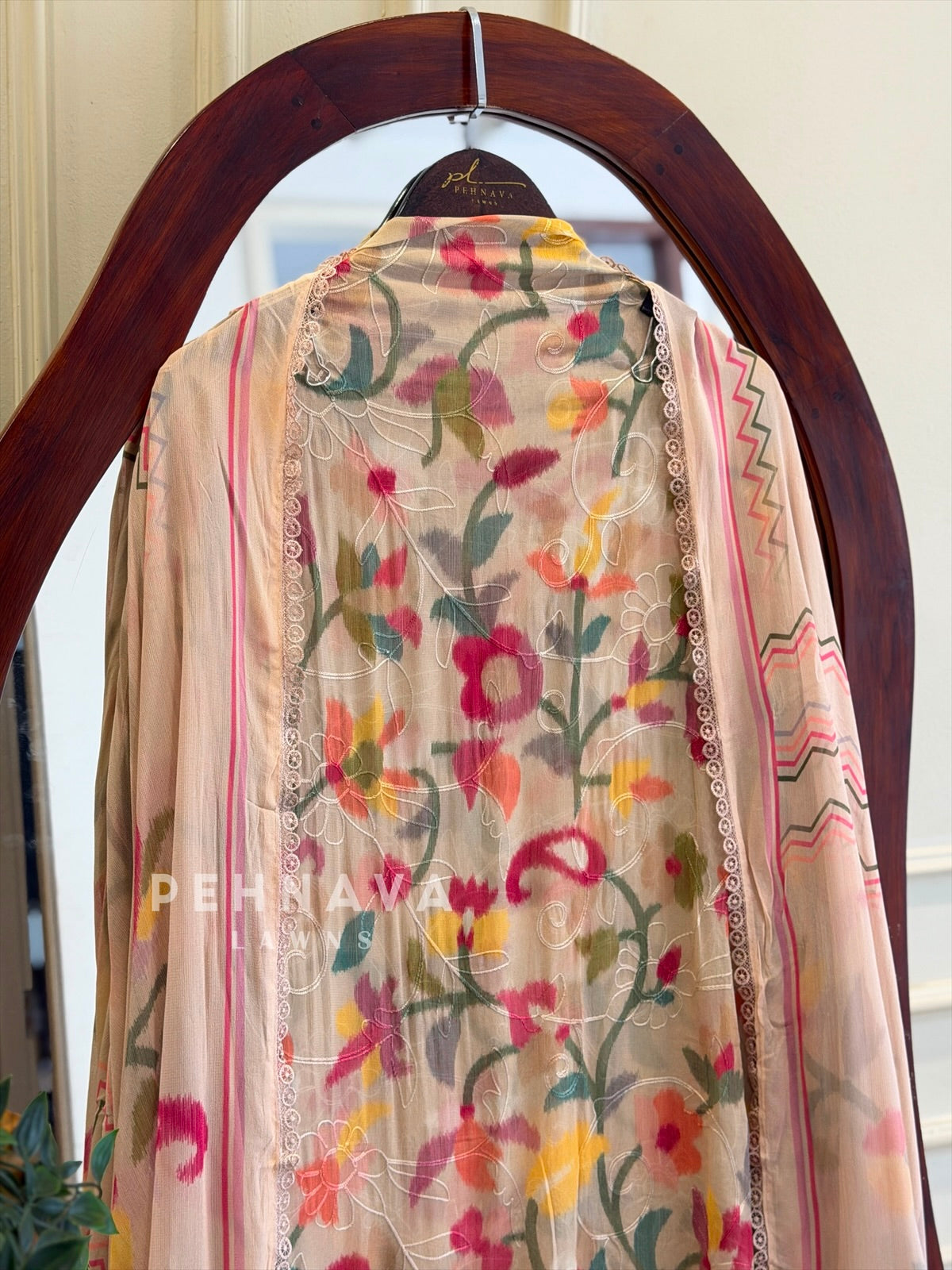 Floral Embroidered Georgette Suit
