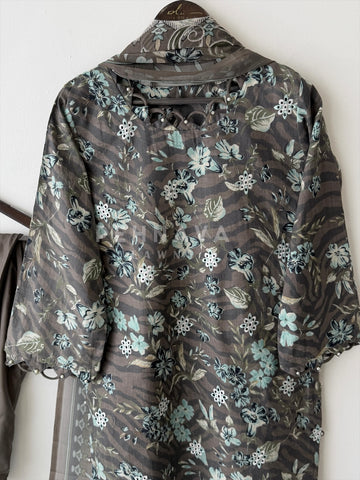 Floral Lawn Suit