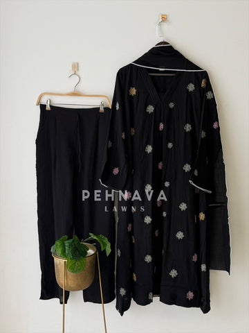 Floral Embroidered Imported Ensemble SN6113