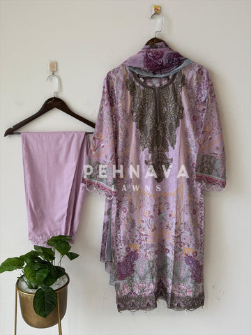 Floral Printed Ready to wear suit-1731