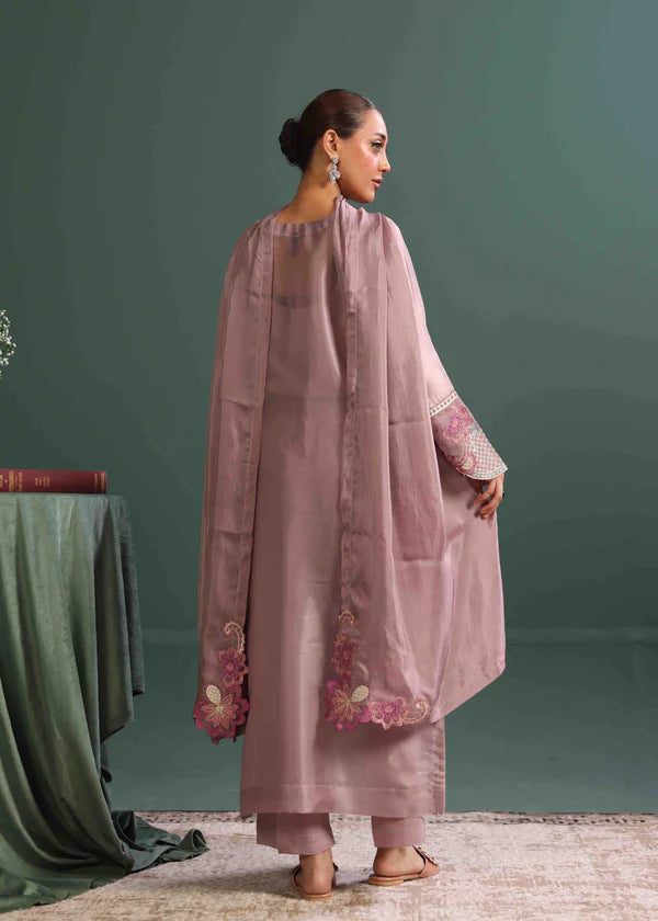 Luxurious Tissue silk Embroidered Suit - Serene
