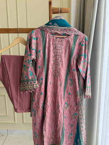 Casual Fit Cotton Suit-4
