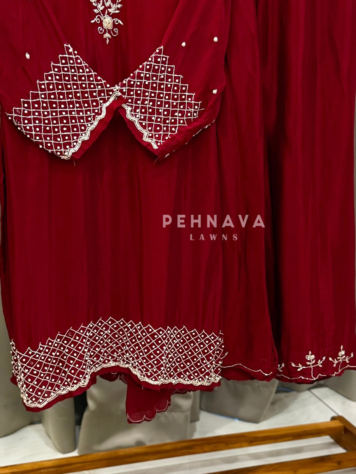 Premium Handworked Chinnon Suit