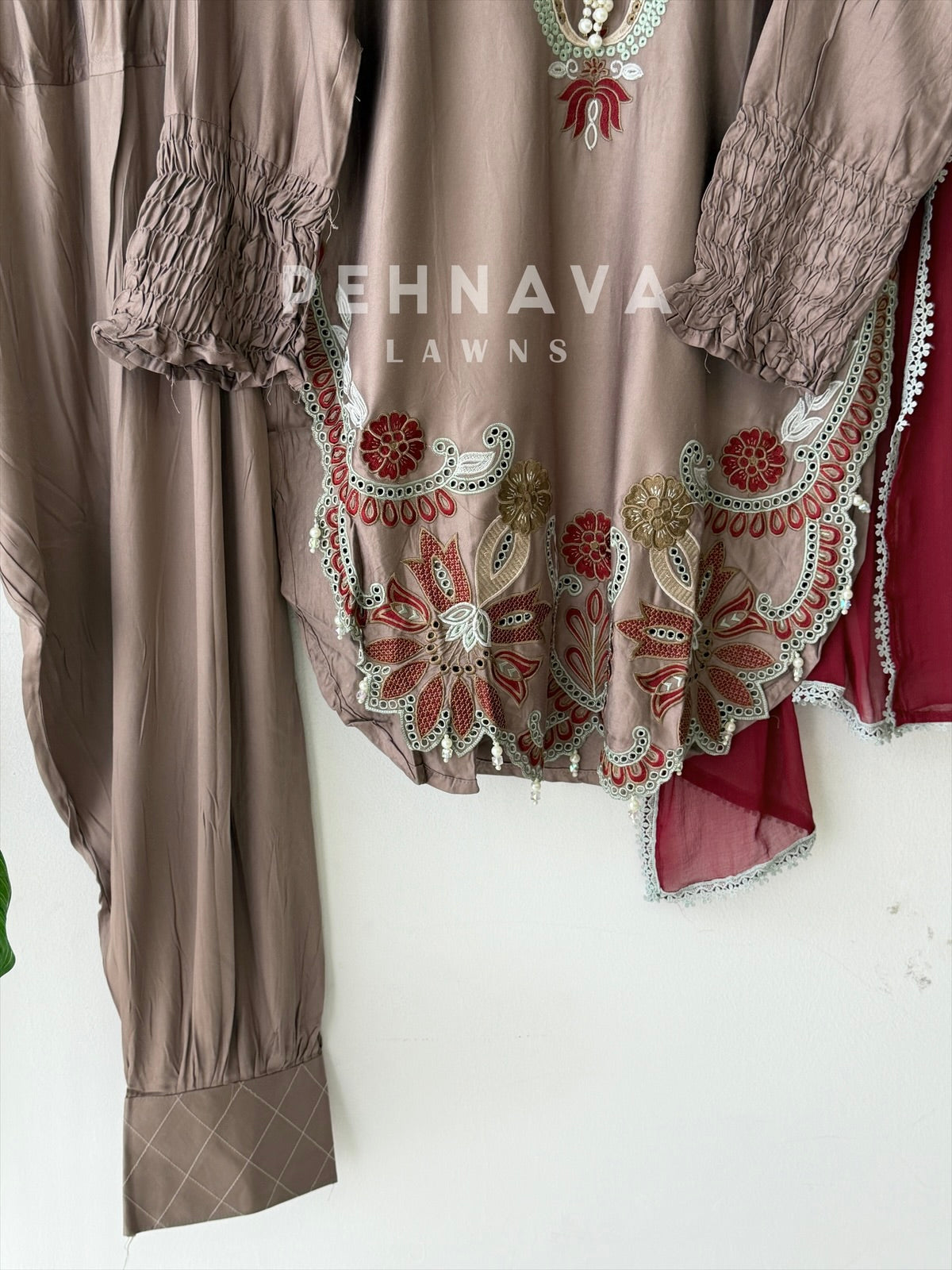 Floral Embroidered Farshi Salwar