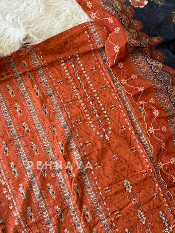 Casual Embroidered Suit-2704 - Pehnava Lawns