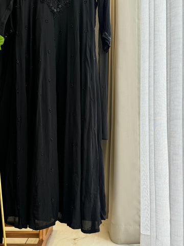 Handworked Chinnon Anarkali Suit