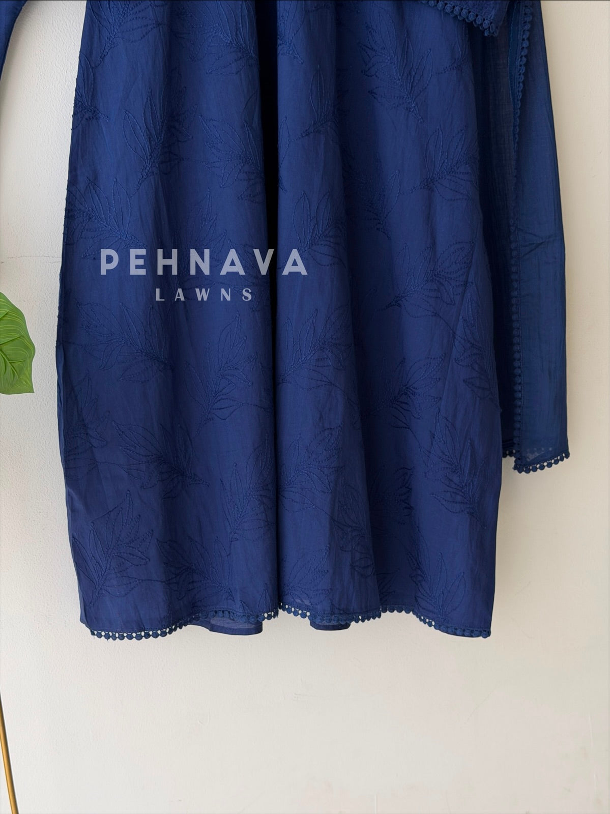 Embroidered Three Piece Ensemble B725