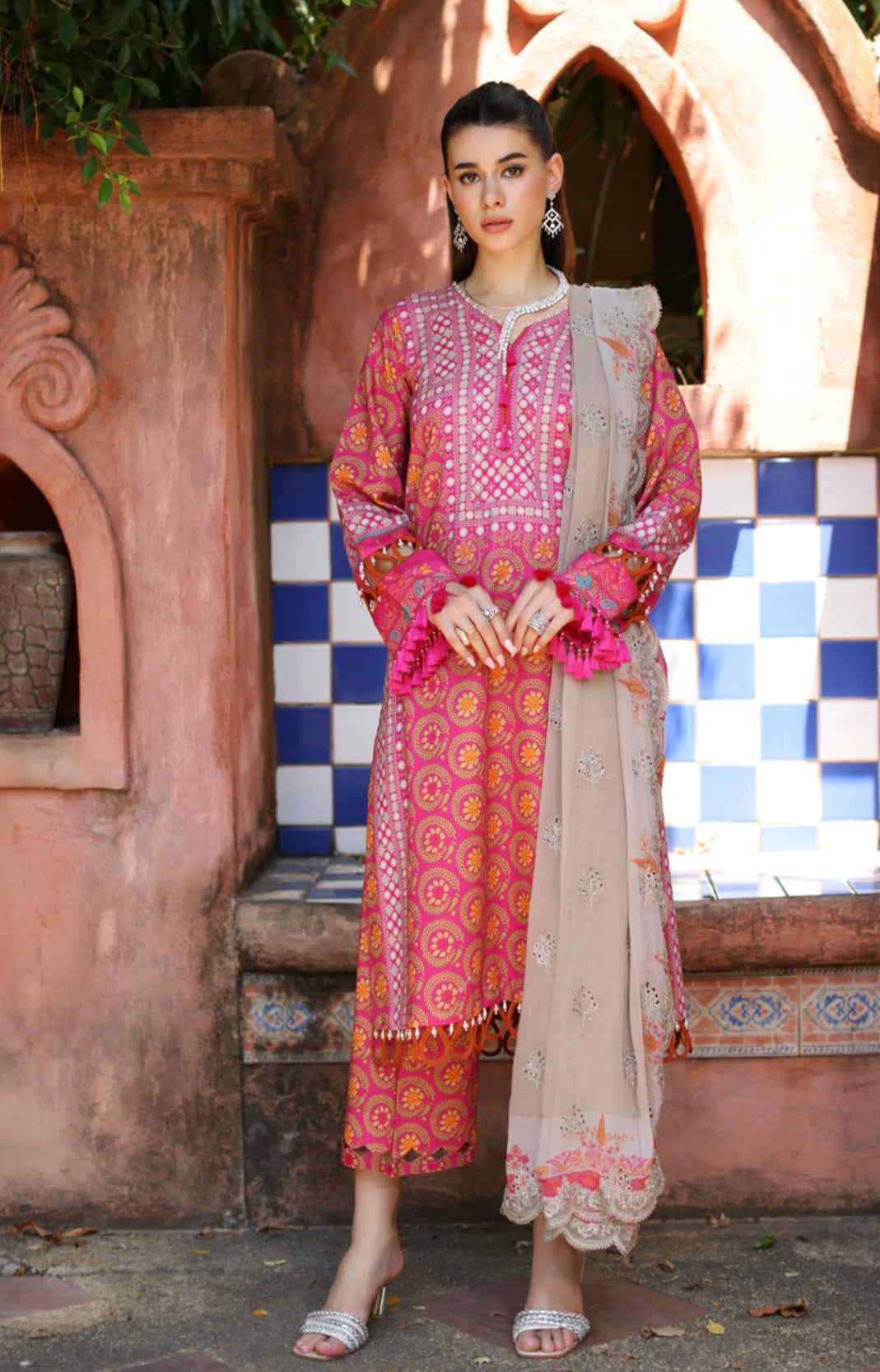 Charizma Printed Suit-4