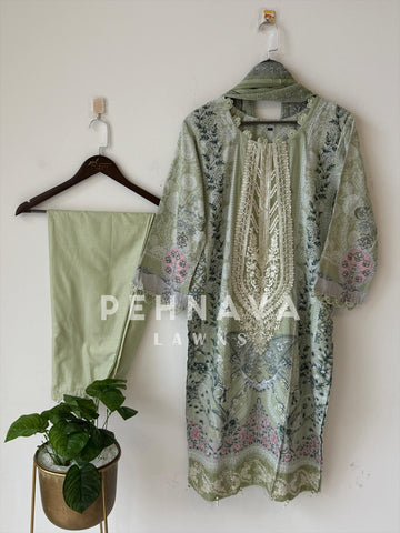 Floral Printed Ready to wear suit-1737