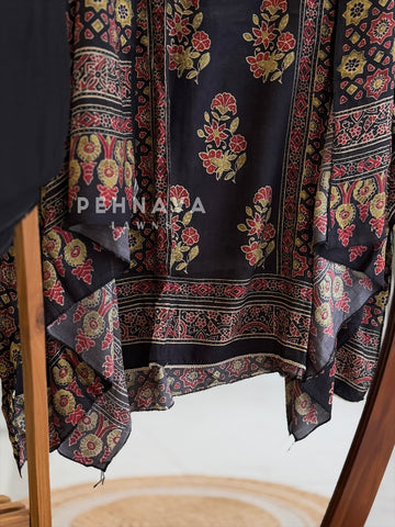 Ajrak Printed Unstitched Suit