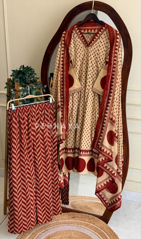 Block Printed Cotton Suit Set