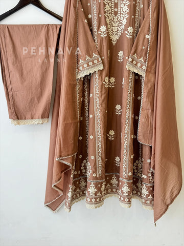 Cotton Embroidered Suit-12882 - Pehnava Lawns