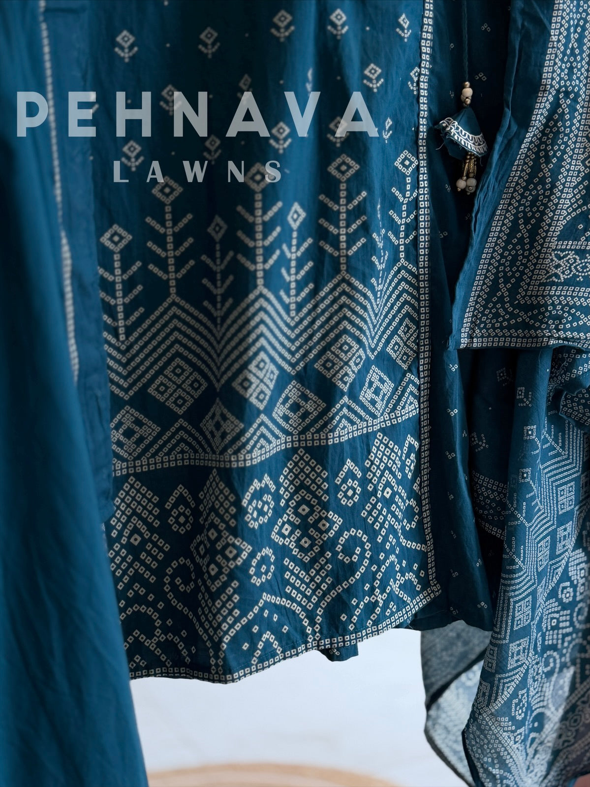 Mirror Work Printed Suit Set