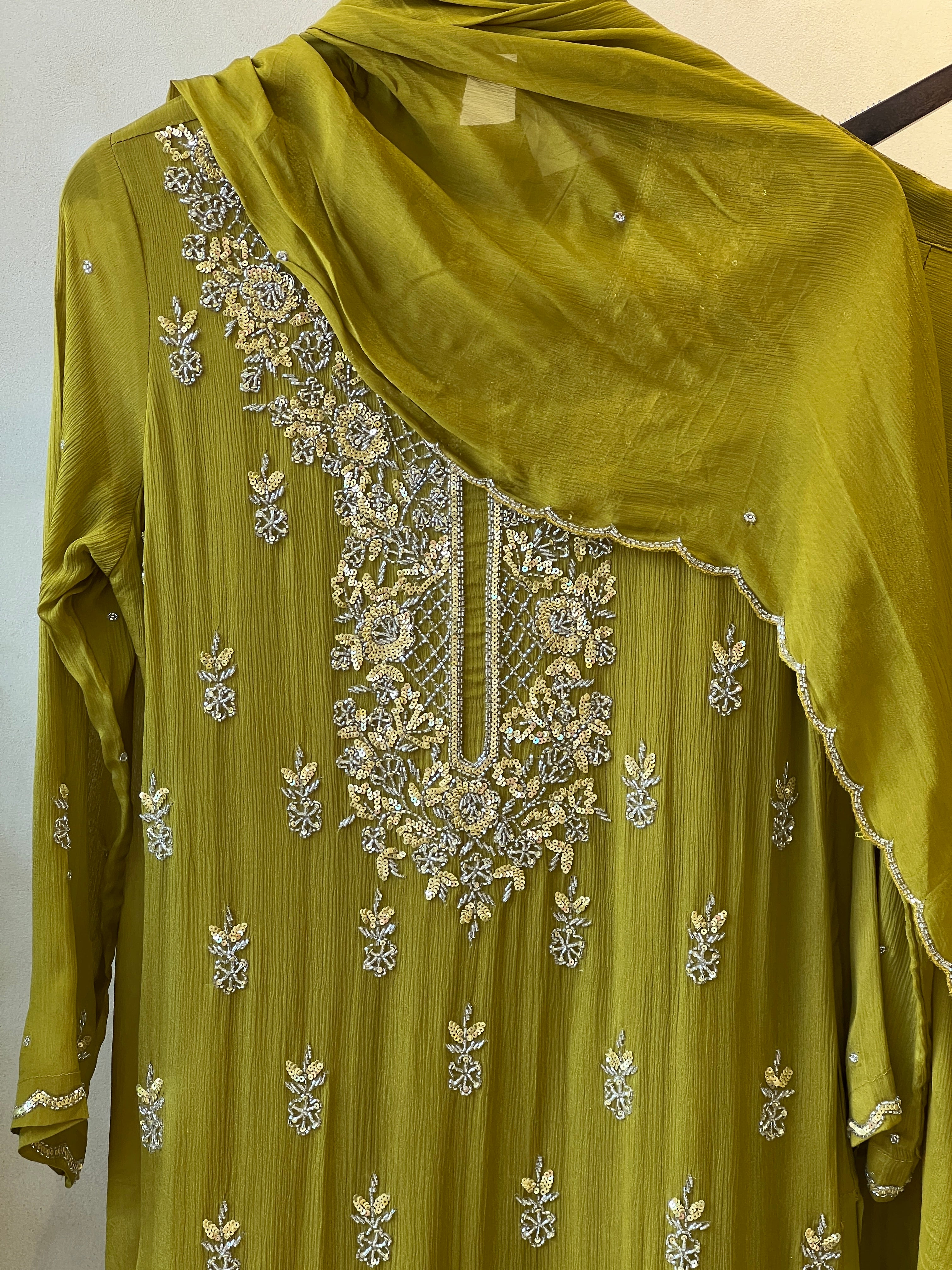 Premium hand worked sharara suit