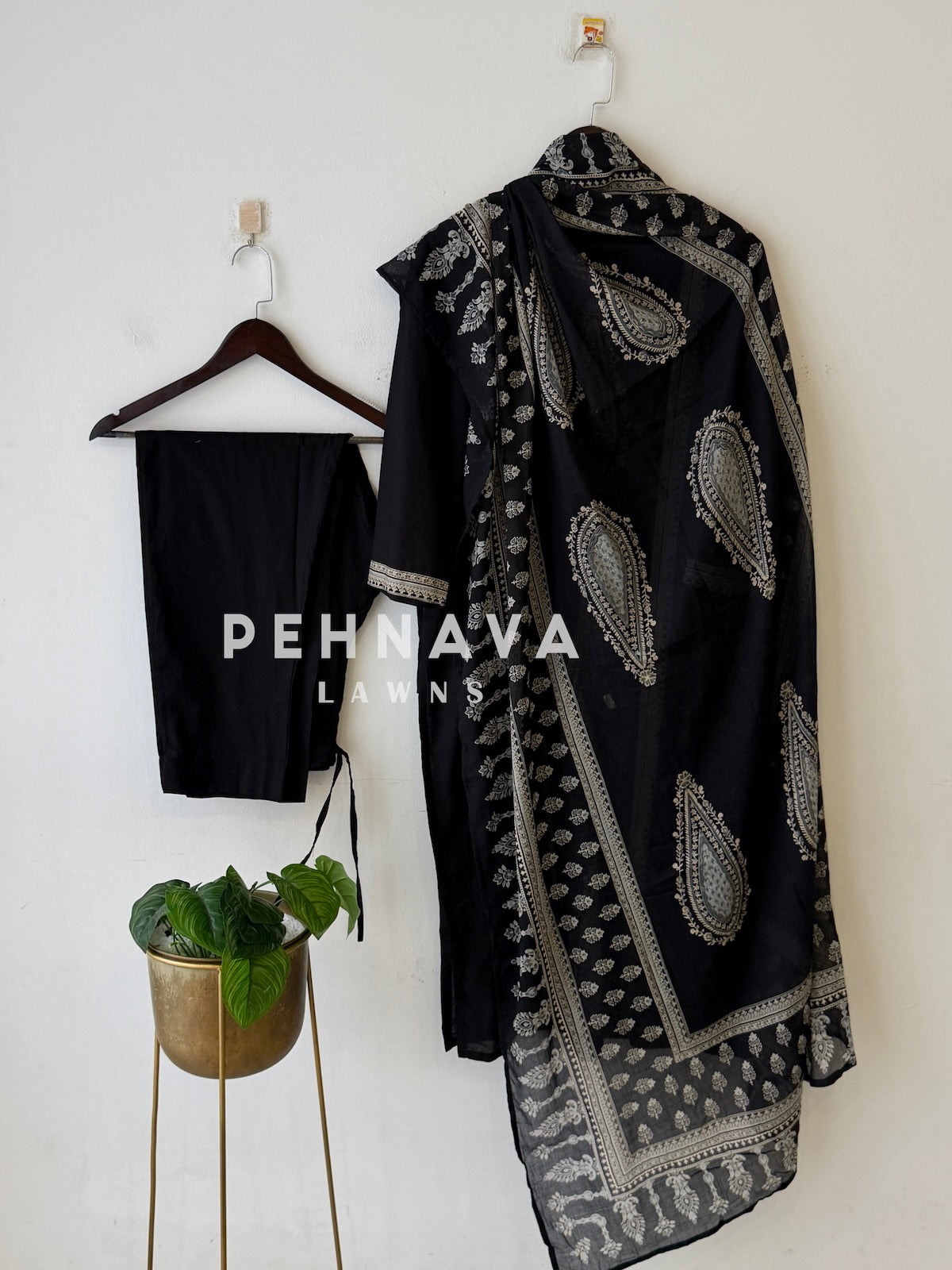 Cotton Printed Three Piece Set-13194