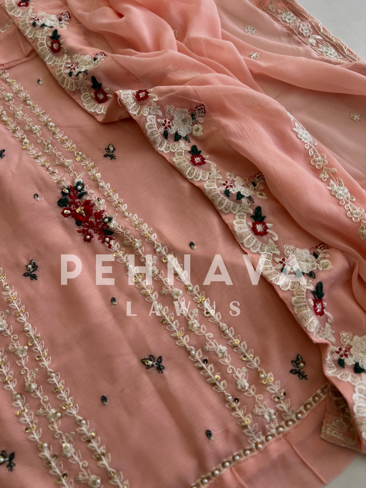 Premium Agha Noor’s Chiffon Suit-1621