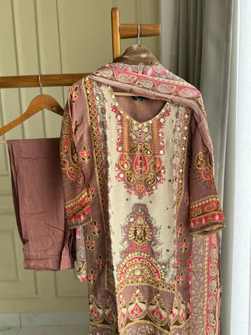 Party wear Crepe Suit-116