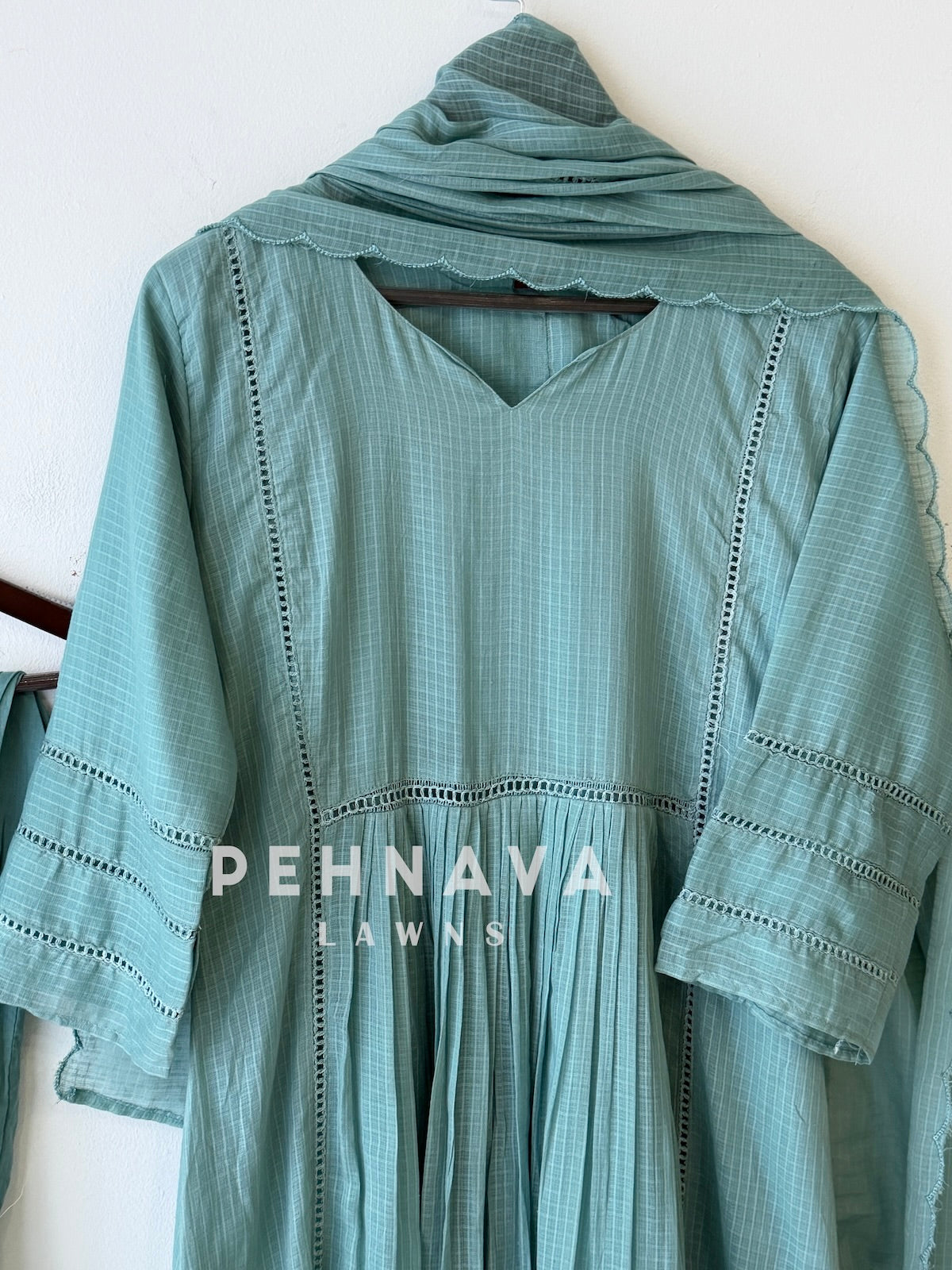 Cota Check Lace-Trimmed Ready-to-Wear Suit - 13543