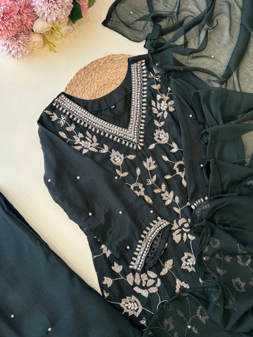 Premium Handworked Partywear Sharara