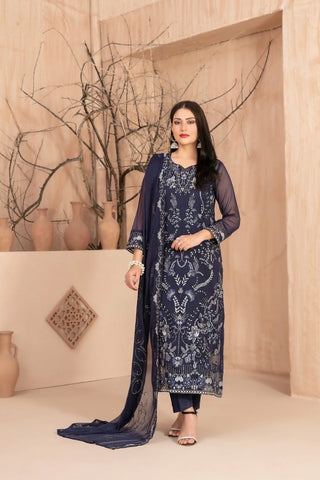 Tawakkal Afsanay Premium Semi Stitched Suit D-4910