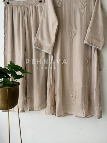 Shimmer A-line 3 peice Suit-3617 - Pehnava Lawns