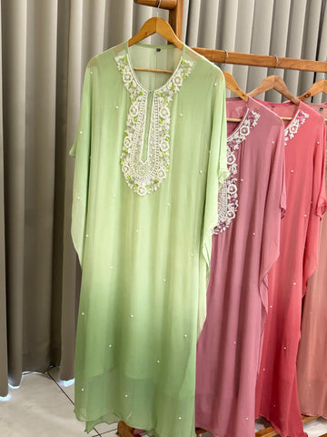 Premium Handworked Ombre kafthan -0192