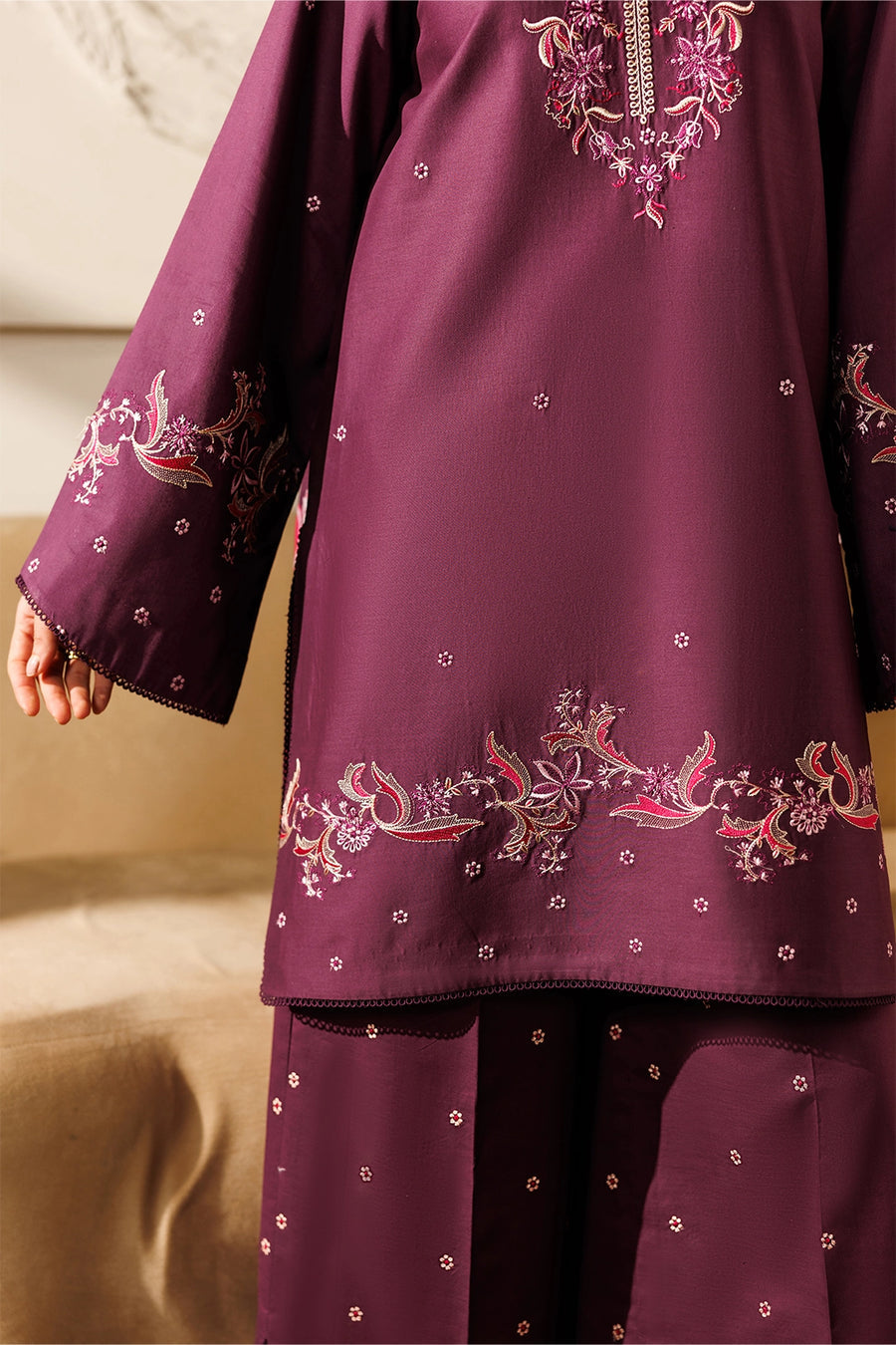 Panache Apparel Embroidered Suit