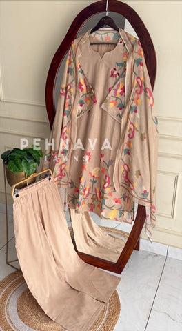 Floral Print Cotton Suit