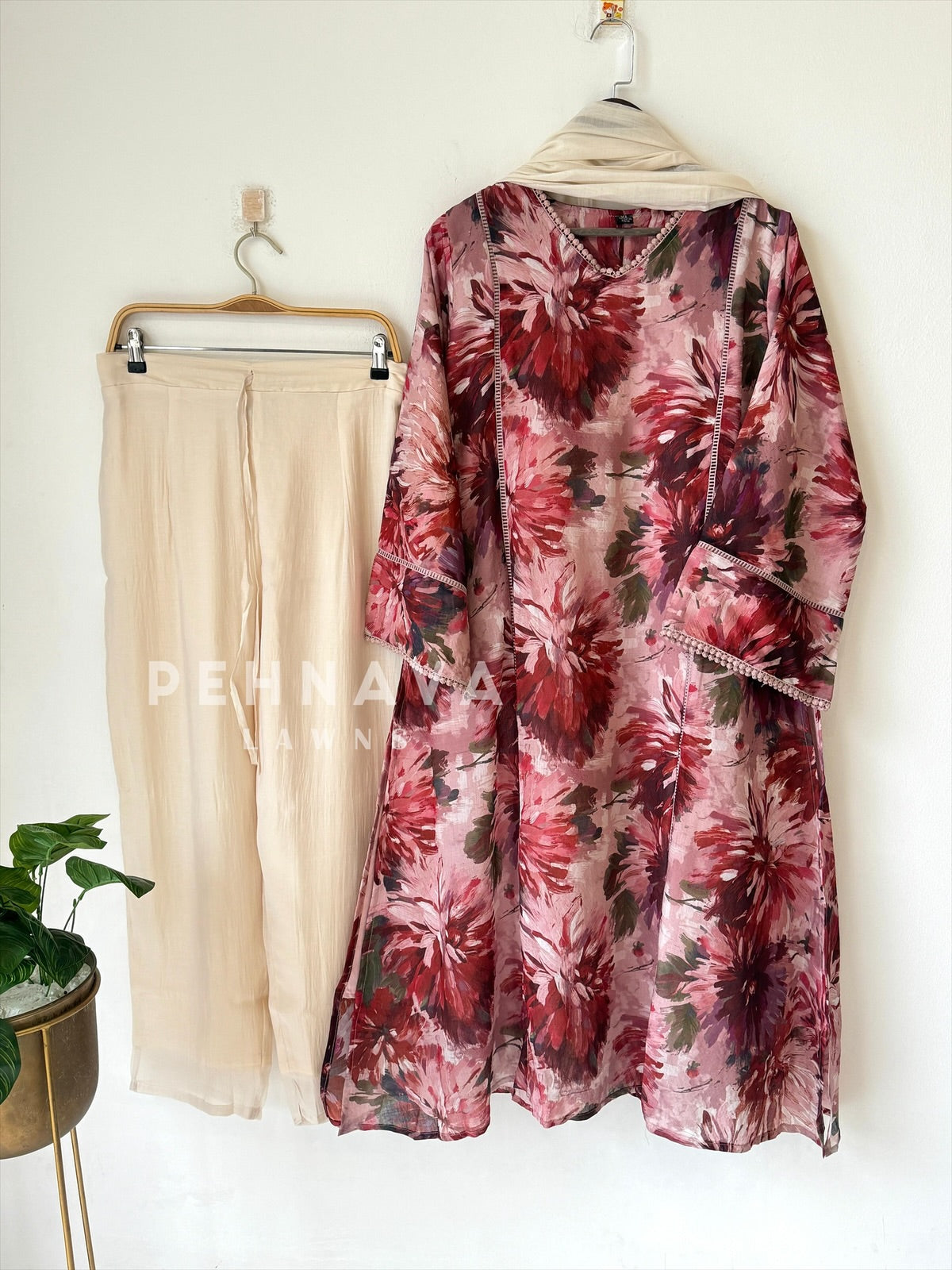 Floral Printed Suit