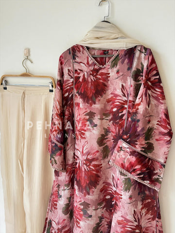 Floral Printed Suit