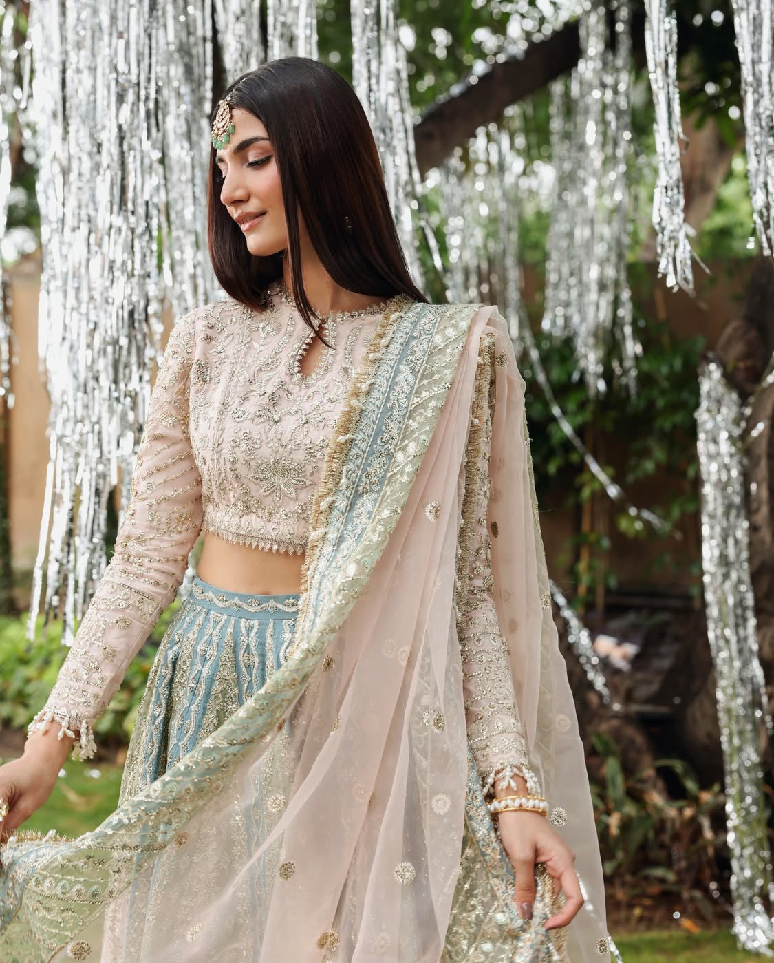 Premium Pastel Lehenga - PETALHOUR - Pehnava Lawns