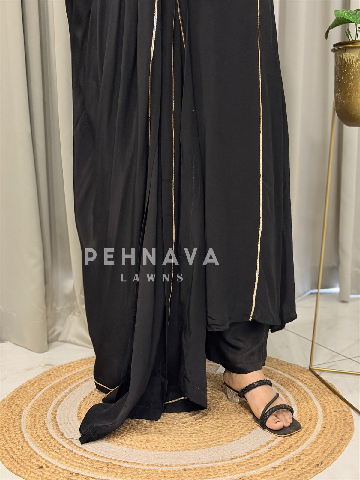 Panel Detailed Three Piece Ensemble 5032