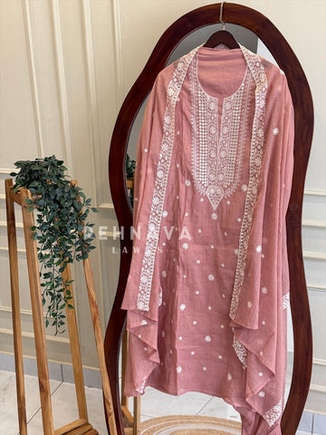 Embroidered Unstitched Suit-1007SK