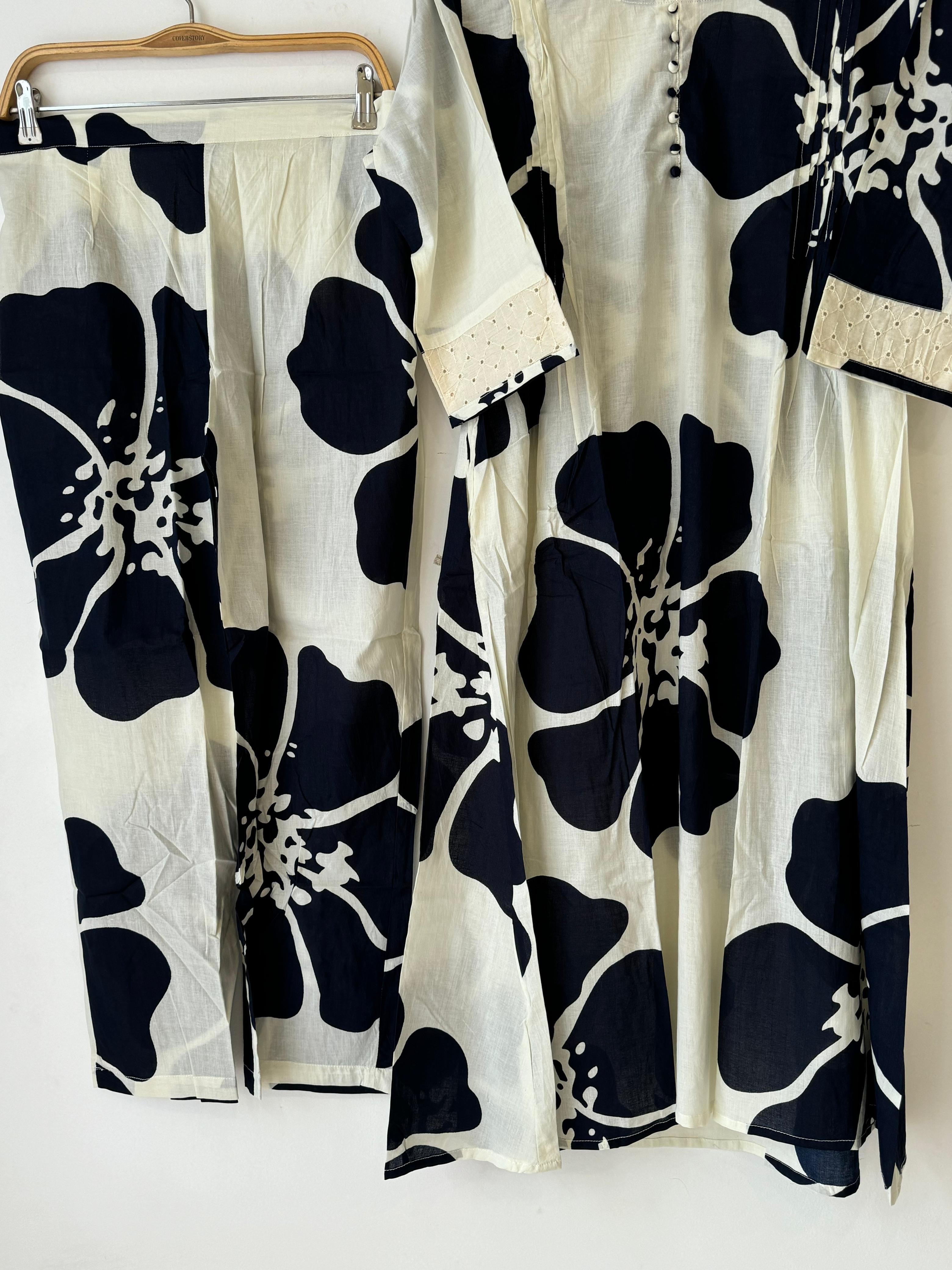 Pure cotton 2 peice co-od suit 9012