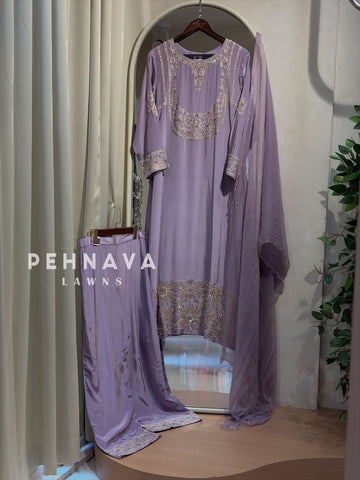Premium zardosi Handworked Suit-11290