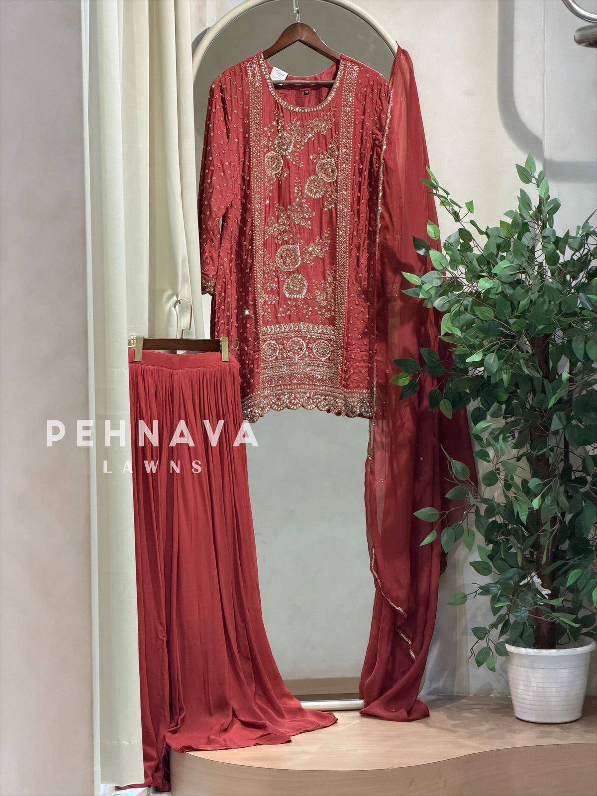 Premium Handworked Chinnon Ensemble