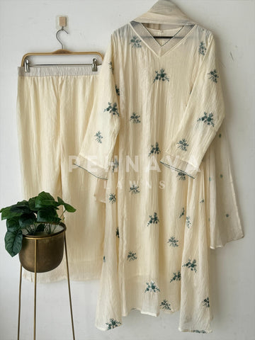 Imported Fabric A-line Suit - Pehnava Lawns