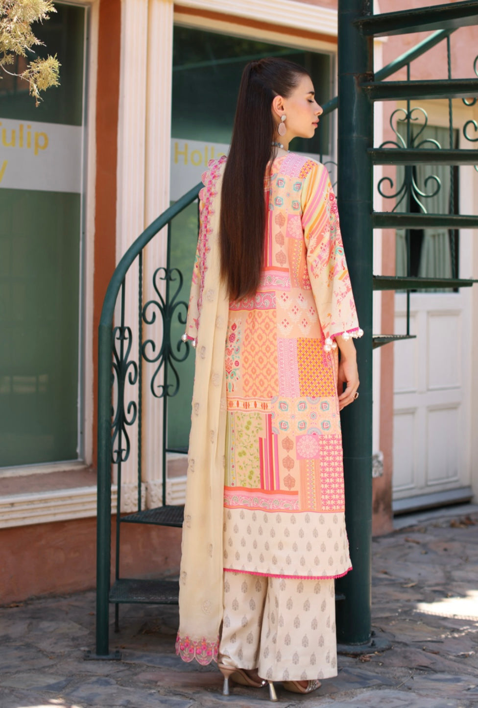Chariszma Printed Suit-2
