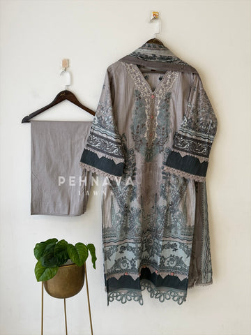 Embroidered Casual Ready To Wear Suit