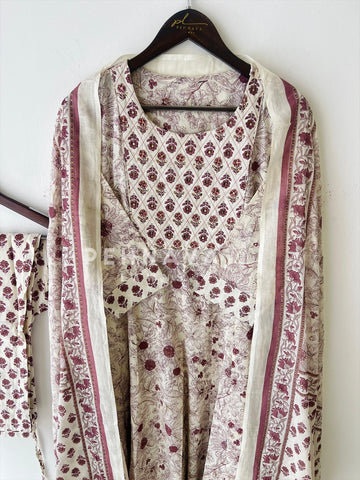 Printed Kurthi Suit Set