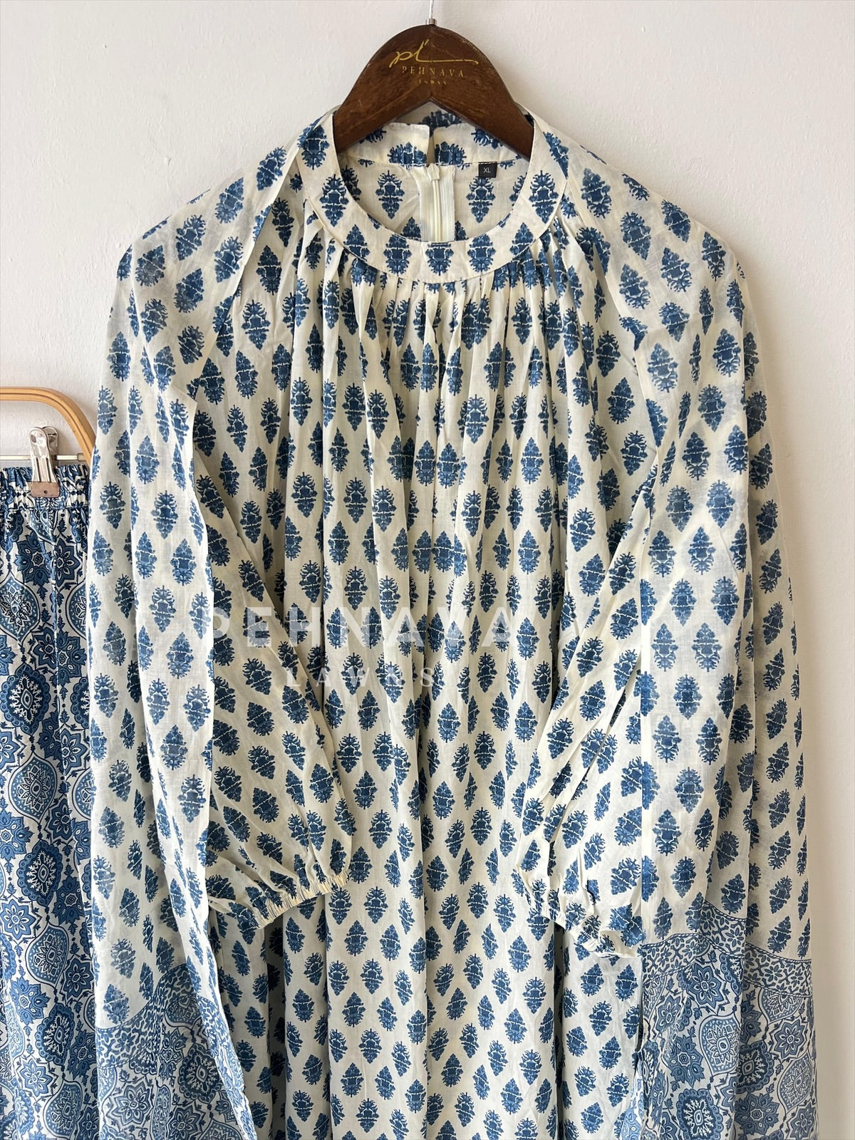 Ethnic Pattern Kurtha & Plazzo Ensemble