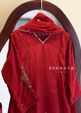 Handworked Panel Suit Set